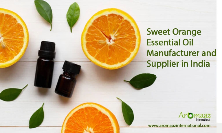 Sweet Orange Essential Oil Manufacturer and Supplier in India - Aromaaz International