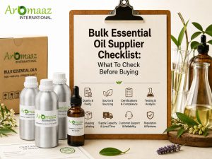 Bulk Essential Oil Supplier Checklist